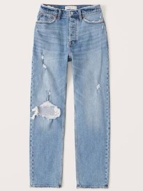 Abercrombie & Fitch The Dad High Rise Jeans Womens Size 32/14 Regular
